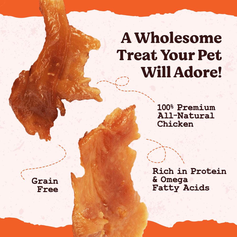 Kennel Kitchen Air Dried Chicken Jerky Dog and Cats Treats (Limited Shelf Life) Dog Treats + Others Kennel Kitchen