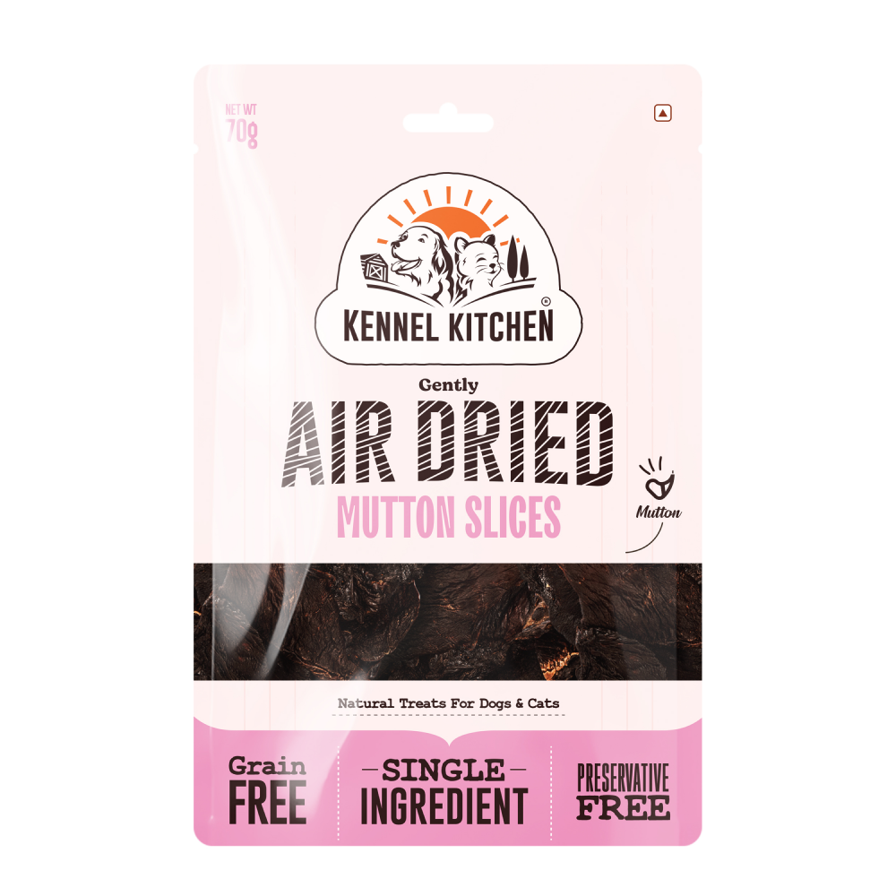 Kennel Kitchen Air Dried Mutton Jerky Dog and Cat Treats Dog Treats + Others Kennel Kitchen 70g