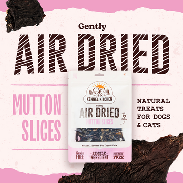 Kennel Kitchen Air Dried Mutton Jerky Dog and Cat Treats