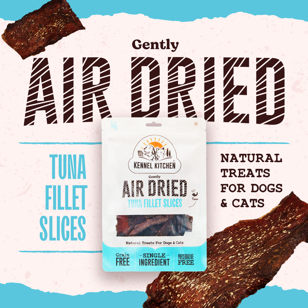 Kennel Kitchen Air Dried Tuna Fish Jerky Dog and Cats Treats Dog Treats + Others Kennel Kitchen