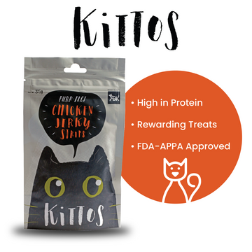 Kittos Purr Fect Chicken Jerky Strips Cat Treats