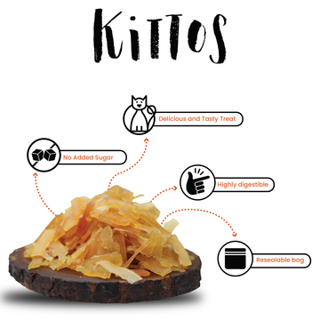 Kittos Purr Fect Chicken Jerky Strips Cat Treats