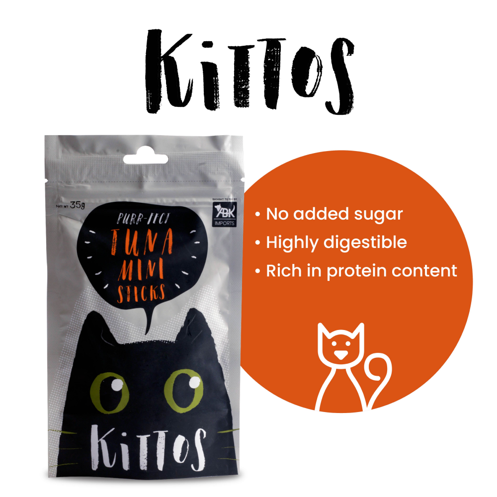 Trixie Premio Fish and Chicken Rolls & Kittos Purr fect Tuna Mini Sticks Cat Treats Cats-Treats & Others Exclusive Combo