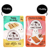 Kennel Kitchen Tuna in Jelly and Chicken in Jelly Kitten & Adult Cat Wet Food (All Life Stage) Combo Cats-Wet Food Kennel Kitchen 30x80g