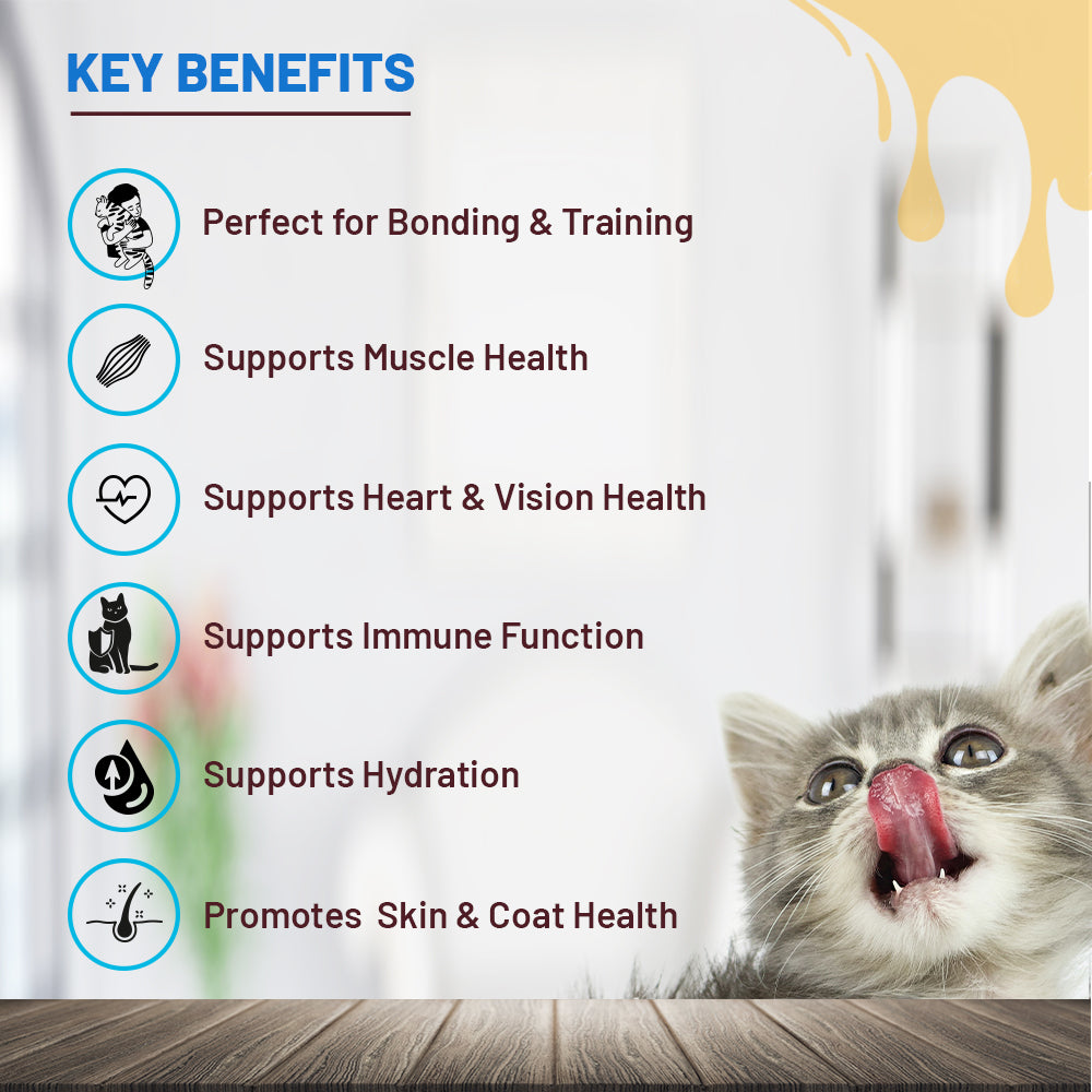Active Lickable Real Chicken Creamy Cat Treats Cats-Treats & Others Active