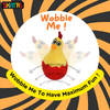 Skatrs Chicken in Egg Wobble Toy for Dogs Dogs-Toys Skatrs