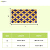 Kibbo Lightweight and Portable Mats for Dogs and Cats (Yellow & Purple) Both-Bedding, Mats & Travel Supplies Kibbo