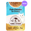Kennel Kitchen Fish Chunks in Gravy Kitten and Adult Cat Wet Food (All Life Stage) Cats-Wet Food Kennel Kitchen 30x80g