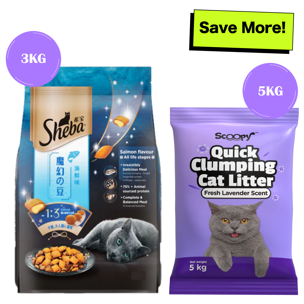 Sheba Salmon Flavour Irresistible All Life Stages Cat Dry Food