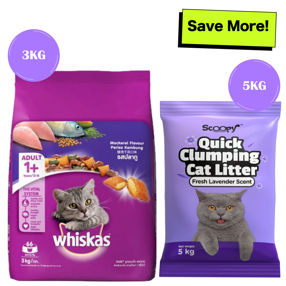 Whiskas Mackerel Flavour Adult Cat Dry Food