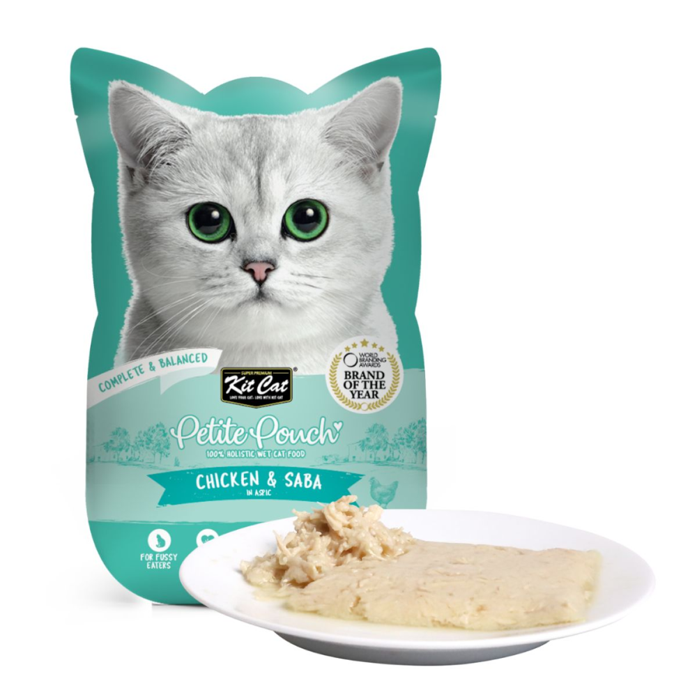 Kit Cat Chicken and Saba in Aspic Cat Wet Food
