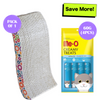 Me O Creamy Chicken & Liver Treats with Skatrs Wave Cat Scratcher & 2g Premium Catnip Combo Exclusive Combo Exclusive Combo 60g(4pcs)+Pack of 1