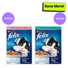Purina Felix Tuna and Chicken with Jelly Kitten Cat Wet Food Combo Cats-Wet Food Felix 24x85g