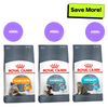 Royal Canin Hair & Skin, Hairball and Urinary Care Adult Cat Dry Food Combo Cats- Dry food Royal Canin 3x400g