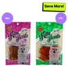 Kitty Treats Soft Chicken & Tuna and Chicken Jerky Sliced Cat Treats Combo Cats-Treats & Others Kitty Treats 2x30g