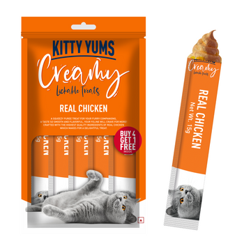 Kitty Yums Real Chicken Creamy Cat Treats