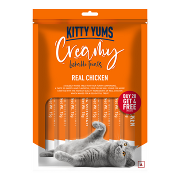 Kitty Yums Real Chicken Creamy Cat Treats