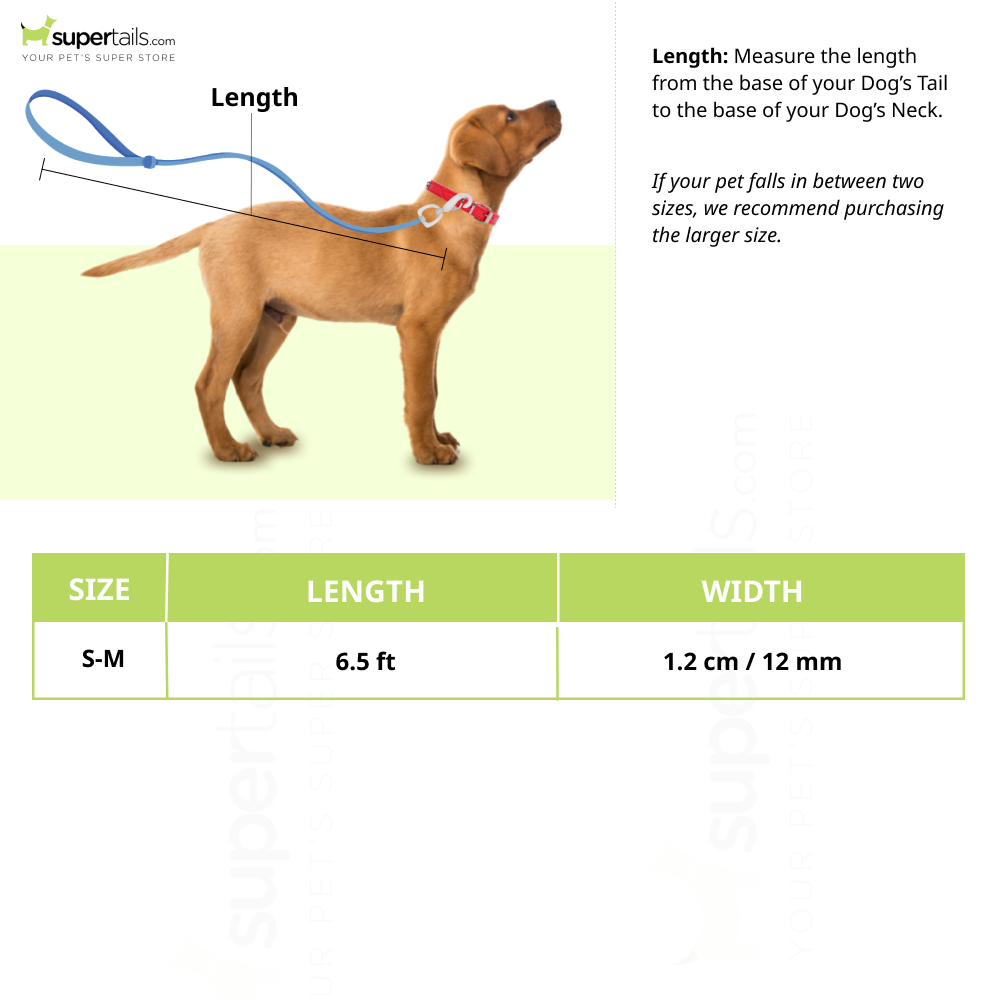 Trixie Cavo Adjustable Leash for Dogs (Indigo/Royal Blue)