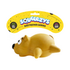 Squeeezys Latex Little Bear Squeaky Chew Toy for Dogs (Brown) Dogs-Toys Squeeezys 11.5x9cm