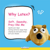 Squeeezys Latex Little Bear Squeaky Chew Toy for Dogs (Brown) Dogs-Toys Squeeezys