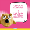 Squeeezys Latex Little Bear Squeaky Chew Toy for Dogs (Brown) Dogs-Toys Squeeezys