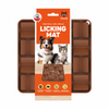 Barkbutler x Fofos Licking Mat for Dogs and Cat (Brown) Both-Bowls & Feeders Barkbutler 21cm