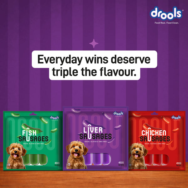 Drools Liver Sausages Dog Treats
