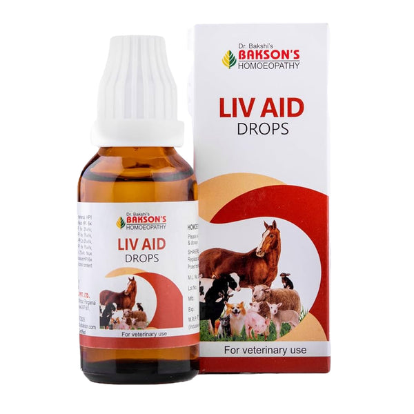 Bakson Liv Aid Drops for Dogs & Cats