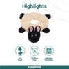 Zippy Paws Loopy Sheep Plush Toy for Dogs Dogs-Toys Zippy Paws