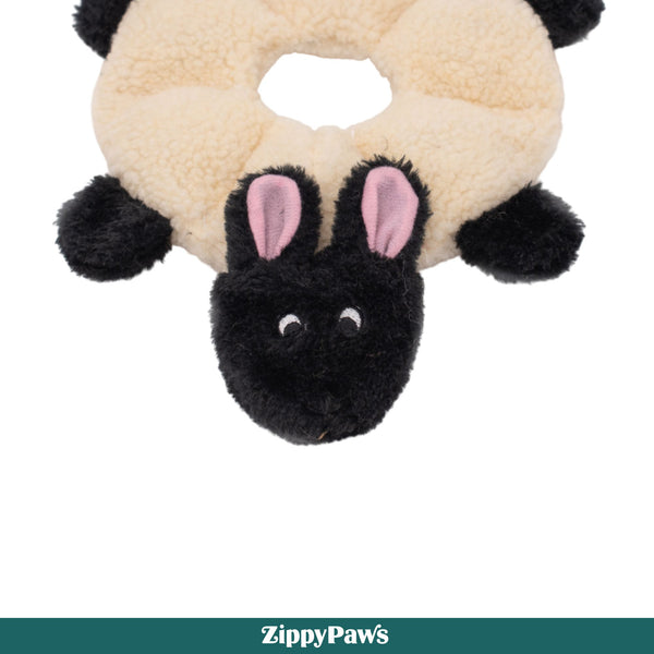 Zippy Paws Loopy Sheep Plush Toy for Dogs