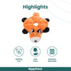 Zippy Paws Loopy Fox Plush Toy for Dogs Dogs-Toys Zippy Paws