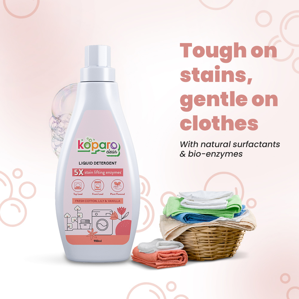 Koparo Natural Non Toxic Laundry Liquid Detergent (Pet Safe) Both-Health & Wellness Koparo