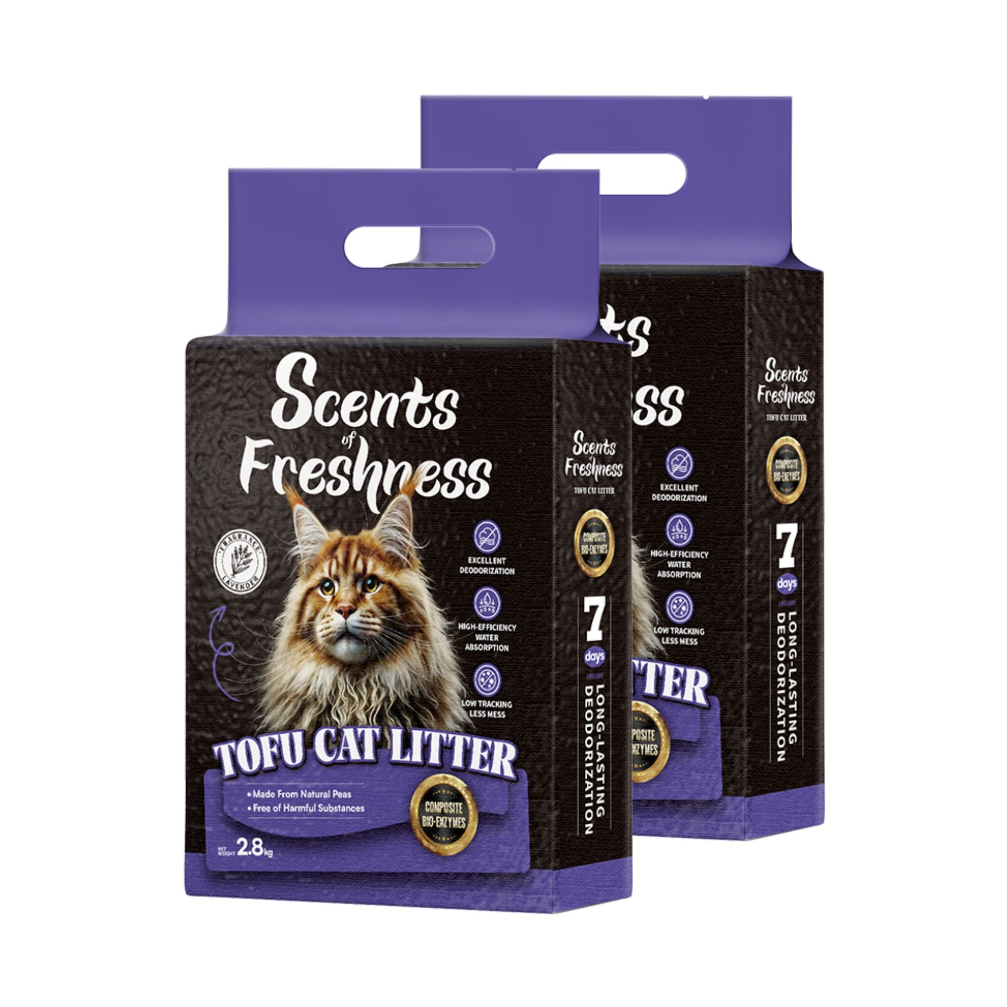 Scents of Freshness Premium Tofu Cat Litter for Cats (Lavender) Cats-Litter Scents of Freshness