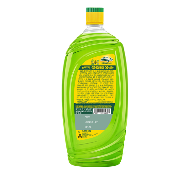 Nimyle Lemongrass Based 99.9% Anti Bacterial Liquid Floor/Surface Cleaner for Kids & Pets
