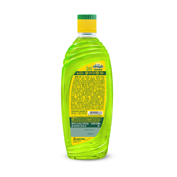 Nimyle Lemongrass Based 99.9% Anti Bacterial Liquid Floor/Surface Cleaner for Kids & Pets