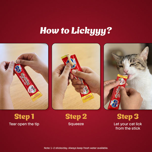 Unicharm Silver Spoon Licky Creamy Salmon Puree Stick Torori Salmon Cat Treats
