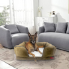 Petter World Ultra Luxury Micro Fur Orthopedic Sofa Bed for Dogs (Mocha Brown) Dogs-Bedding, Mats & Travel Supplies Petter World Dropship
