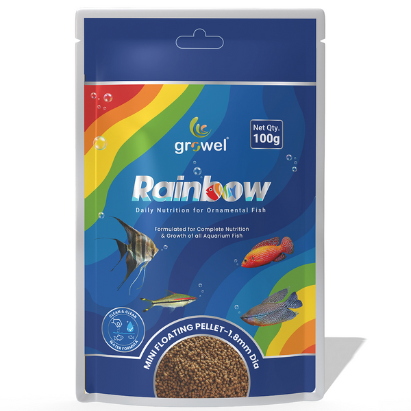 Growel Rainbow Mini 1.8mm Floating Pellet for Fish