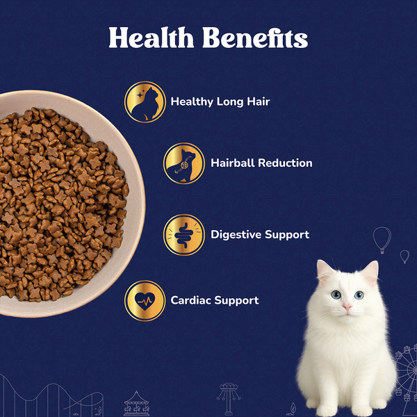 Carniwel Natural Nutrition for Skin, Digestion & Hairball Control Persian Adult Cat Dry Food