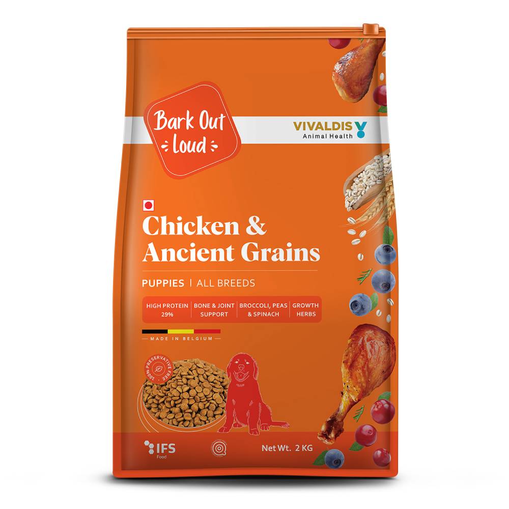 Bark Out Loud Chicken & Ancient Grains Puppy Dry Food