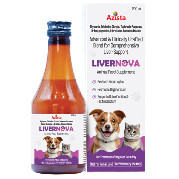 Azista LiverNova Syrup Liver Support for Dogs & Cats