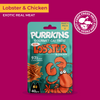Purrkins Lobster & Chicken Soft Jerky Cat Treats Cats-Treats & Others Purrkins