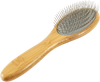 M PETS Bamboo Ball Pin Grooming Brush for Dogs and Cats (Brown) Both-Grooming Supplies M Pets One Size