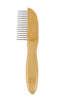 M PETS Bamboo Regular Comb With Rotating Teeth for Dogs and Cats (Brown) Both-Grooming Supplies M Pets S