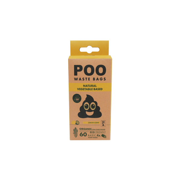M Pets Poo Lemon Scent Natural Vegetable Waste Bags for Dogs