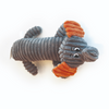 M Pets Bobby Plush Toy for Dogs (Gray/Orange) Dogs-Toys M Pets 32cm