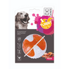 M Pets Yummy Bacon Scented Ball Toy for Dogs (White/Orange) Dogs-Toys M Pets
