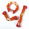 M Pets Carnivore Boomerang Bone Bacon Scented Chew Toy for Dogs (Red) Dogs-Toys M Pets