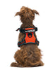 M Pets Water Resistant 3buckle Hiking Harness for Dogs (Orange) Dogs-Collar, Leashes, harnesses M Pets