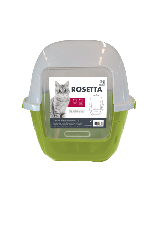 M Pets Rosetta Litter Box for Cats (Green)